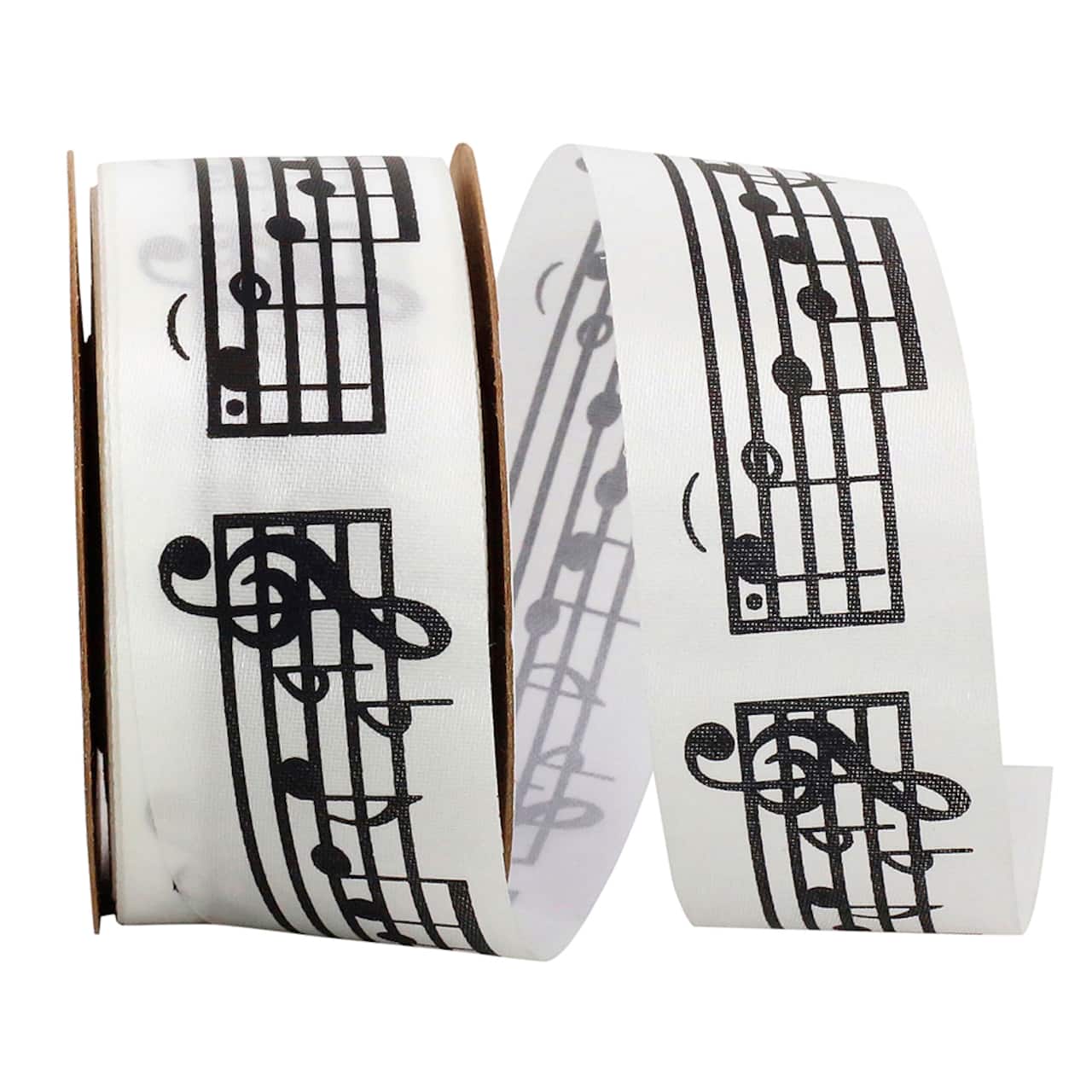JAM Paper 1.5'' x 25yd. Satin Sheet Music Ribbon